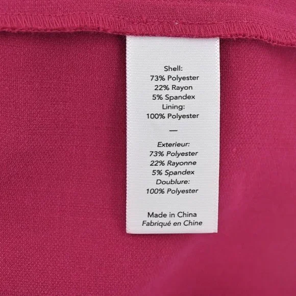 LIKELY Womens Constance Mini Dress Fuchsia Pink Bodycon Cocktail Party Size 2 - Picture 9 of 9